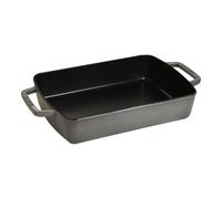 Staub Plats en fonte 30 x 20 cm, Assiette chaude, Gris graphite