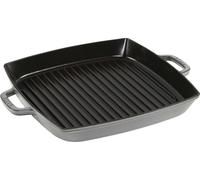 STAUB - Poêle à griller - 33 x 33 cm - 2,1 L - carrée - gris graphite