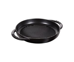 STAUB Poêle à griller Pure Staub fonte ronde noire Ø22 cm