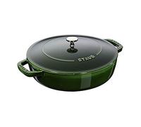 STAUB Poêle à frire en fonte Chistera Staub Ø28 cm Basilic vert
