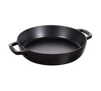STAUB - Poêle Double Poignée 26 cm Fonte Noir