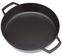 STAUB Poêle en Fonte à Double Poignée, Ronde, Ø 26 cm, Noir Mat