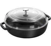 Staub poêle en fonte avec couvercle 24 cm 405010600
