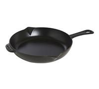 STAUB Poêle en Fonte avec Double Bec Verseur, Ø 26 cm, Noir Mat