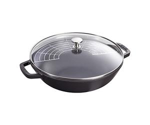 STAUB Poêle parfaite en fonte, 4,5 litres, noir mat