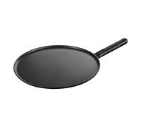 Staub Poêles en fonte Crêpière 30 cm, Fonte, Noir brillant