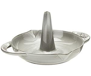 STAUB Roaster Vertical en Fonte pour Poulet, Ø 24 cm, 1 L, Gris Graphite