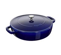 Staub Sauteuses 28 cm, Sauteuse Chistera, Bleu intense