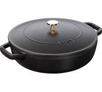 STAUB Chistera en fonte, noir, 24 cm