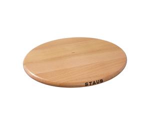 STAUB Sous-plat magnétique ovale en hêtre Staub 29 cm