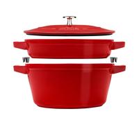 Staub Stackable Set 2-pcs, Set empilable, Cerise