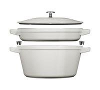 Staub Stackable Set 2-pcs, Set empilable, Truffe blanche