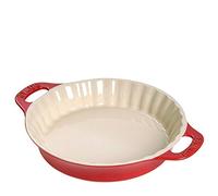 STAUB Plat à tarte Staub 28 cm rouge
