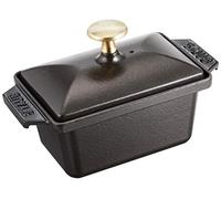 STAUB Terrine en Fonte, Rectangulaire, 15 x 11 cm, Noir Mat, Noire
