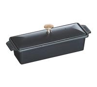Staub Plat à gratin Terrine en fonte noir 30 x 11 cm