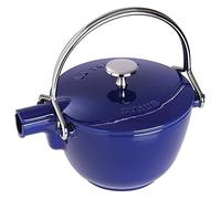 STAUB Théière en Fonte, Ø 21 cm, 1,15 L, Bleu Intense