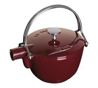 Staub Théière ronde en fonte 1,15 L Rouge grenadine