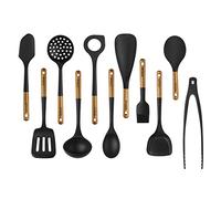 Staub Ustensiles de cuisine en silicone, 11, noir