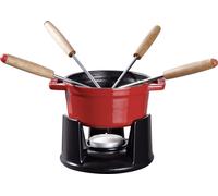 Staub Ustensiles de cuisine Service à fondue rond rouge cerise 10 cm