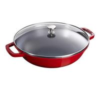Spécialités Wok avec couvercle en verre 30 cm, Fonte
