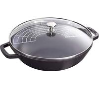 Poêle wok Staub, 30 cm, 4,4 L noir