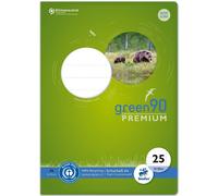Staufen 040782025 Exercise Book Green Line Style 25 DIN A4 16 Sheets 90 g/m² 9 m