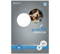 Staufen 040790014 - Music Book Green, DIN A4, 12 Music System, 8 Sheets, Premium