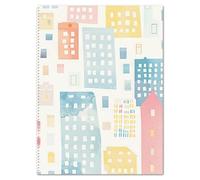 Staufen Bloc-notes ECO Pastel - 3 blocs de 80 feuilles chacun, DIN A4, pointillé, papier 90 g/m²