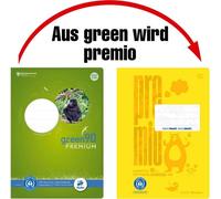 Staufen® Cahier d'école green Ligné 1 DIN A4 sans marge, 16 feuilles