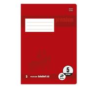 Staufen® Cahier d'écolier Premium Règle 5 quadrillé DIN A5 sans marge, 16 feuilles
