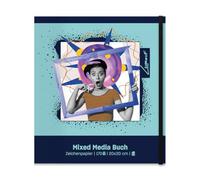 Staufen Carnet Lumart Mixed Media - 40 feuilles de papier 170 g/m², papier à dessin 20 x 20 cm, pour enfants et adultes