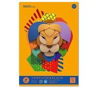 Staufen Edition Dürer Bloc de 10 feuilles de papier recyclé 130 g/m² 10 couleurs assorties Format A3