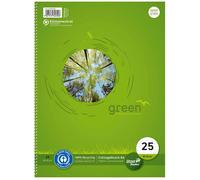 Staufen® green 608575025 Collegeblock LIN25 - A4, 80 feuilles, 70 g/qm, ligné avec marge