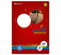 Staufen Green notebook - DIN A4, line style 27 (9 mm lined with margines), 32 sh
