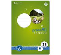 Staufen Green notebook - DIN A4, type 28 ruling (5 mm squared with margin lines)