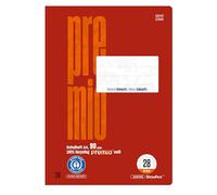 Staufen premio Cahier - 2 cahiers de 32 feuilles chacun, format A4, réglure 28 (quadrillé 5 mm avec marges), papier recyclé 90 g/m², coins arrondis pour éviter les « cornes »