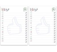 Staufen REC To Do List - 2 blocs de 52 feuilles chacun, DIN A5, 90 g/m² papier recyclé (Lot de 2)
