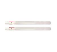 Staufen Rouleau de papier à peindre 50 cm x 10 m, emballé, blanc mat 120 g/m², idéal pour l'école et l'art, 2 pièces
