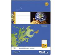 Staufen® style 040416038 Cahier LIN40 - A4 16 feuilles 80g/qm 5mm quadrillées avec bordures