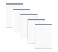 Staufen Style Bloc-notes - 5 blocs de 50 feuilles chacun, DIN A4, 70 g/m² quadrillé, sans couverture