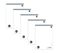 Staufen Style Bloc-notes - 5 blocs de 50 feuilles chacun, DIN A4, 70 g/m² vierge, sans couverture