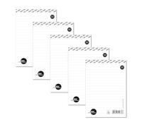 Staufen Style Bloc-notes - 5 blocs de 50 feuilles chacun, DIN A5, 70 g/m² ligné, sans couverture