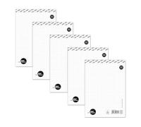 Staufen Style Bloc-notes - 5 blocs de 50 feuilles chacun, DIN A5, 70 g/m² quadrillé, sans couverture