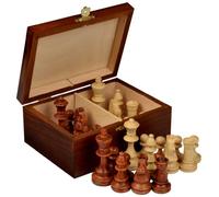 Staunton No. 4 Tournament Chess Pieces w/ Wood Box by Wegiel