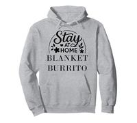 Stay at Home Couverture Burrito adaptée aux Enfants, Hommes et Femmes. Sweat à Capuche
