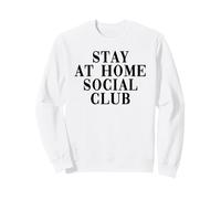 Stay at Home Social Club (déclaration drôle de Solitaire) Sweatshirt