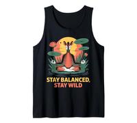 Stay Balanced Stay Wild Zèbre Zen Débardeur