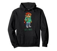 Stay Childish Let's Party, Funny Boys Girls Teddy Bear Style Sweat à Capuche