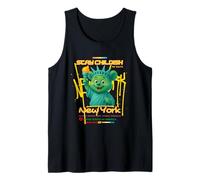 Stay Childish & wear Cool New York City Teddy Bear Graphic Débardeur