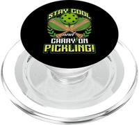 Stay Cool and Carry-on Pickling! Pickleball PopSockets PopGrip pour MagSafe